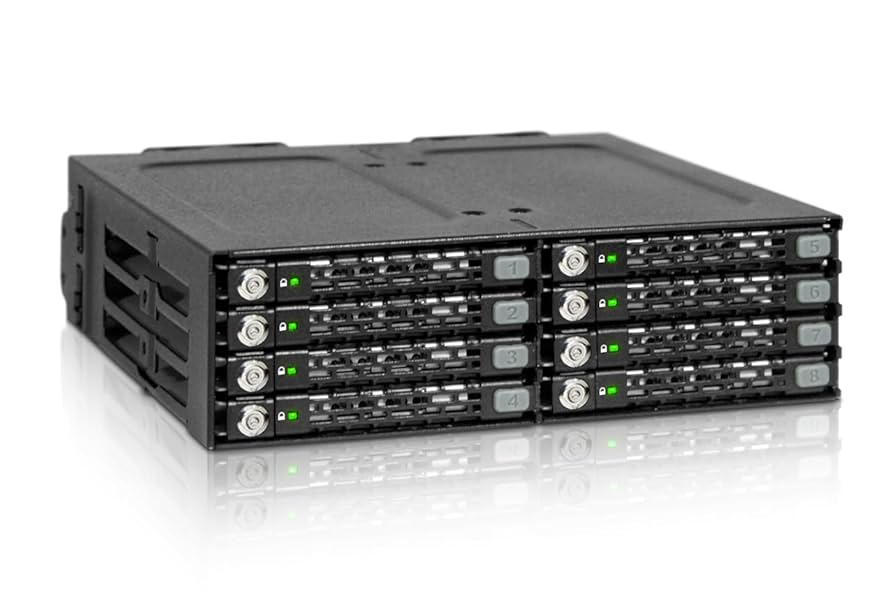 Amazon.co.jp: ICY DOCK MB998SK-B 8ベイ2.5インチSATA HDD＆SSD